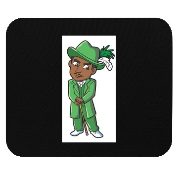 Discover Money Green Mouse Pads