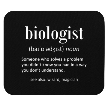 Discover Biologist biology student science gift Mouse Pads
