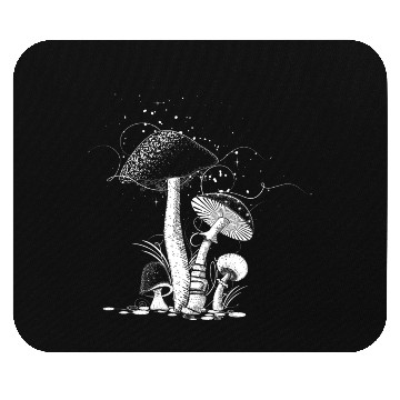 Discover four mushrooms Mouse Pads