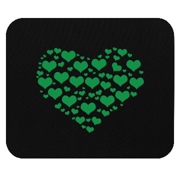Discover Green Heart St Patricks Day Mouse Pads