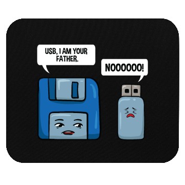 Discover Floppy Disc USB Data Nerd Computer Science Gift Mouse Pads