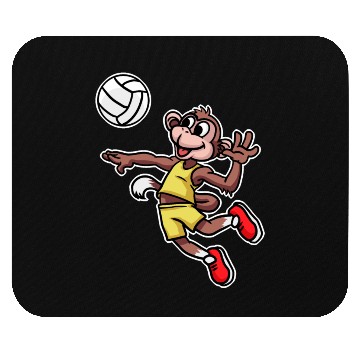 Discover Volleyball Monkey Sport Handball Active Sport Mouse Pads