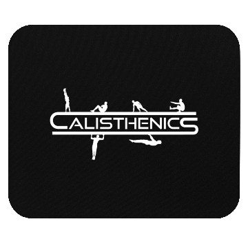 Discover Calisthenics Exercises Street Workout Lettering Mouse Pads