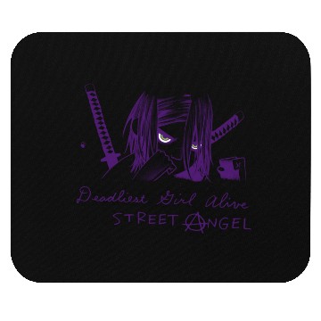 Discover Deadliest Girl Alive STREET ANGEL Mouse Pads