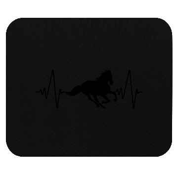 Discover Heartbeat Horses | Black Mouse Pads