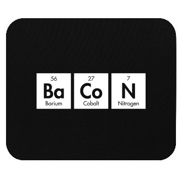 Discover The Elements Of Bacon Mouse Pads