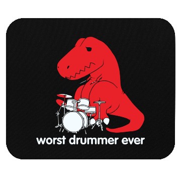 Discover Goodie Two Sleeves Worst Drummer Ever Mouse Pads