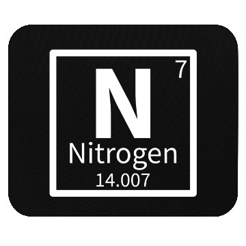 Discover Nitrogen — Periodic Table Element 7 Mouse Pads