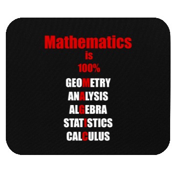 Discover Math is magic quote Mouse Pads
