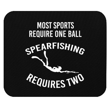 Discover Freediving Spearfishing Hobby Mouse Pads Funny Quote