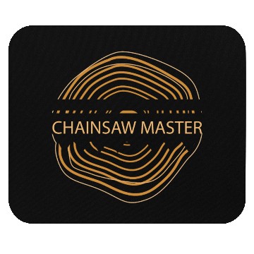 Discover Lumberjack Chainsaw Master Wood Grain Gift Idea Mouse Pads