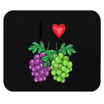 Discover I love grape Mouse Pads