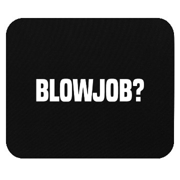 Discover Bjob fragezeichen white Mouse Pads