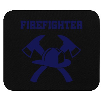 Discover Firefighter helmet and ax Firefighter Mouse Pads