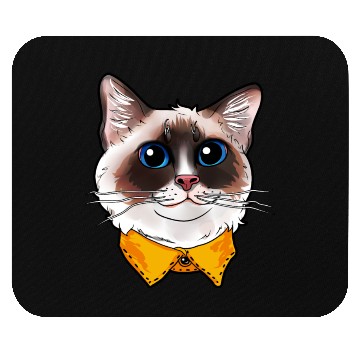 Discover Ragdoll Cat Face Cats funny cute sweet Kitty gift Mouse Pads