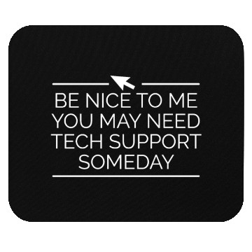 Discover Tech support work labour information technology Mouse Pads