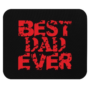 Discover Red Best Dad Ever Mouse Pads