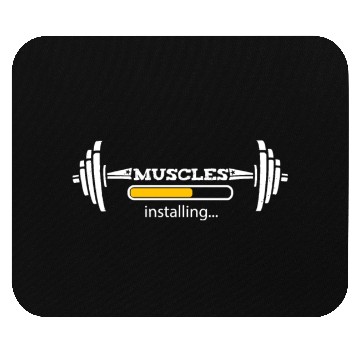 Discover Funny Gym Installing Muscles Mouse Pads for Workout