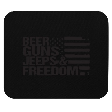 Discover beer guns jeeps Mouse Pads