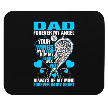 Discover Dad Forever My Angel Mouse Pads