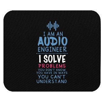 Discover Funny Sound Engineer Quote Mouse Pads