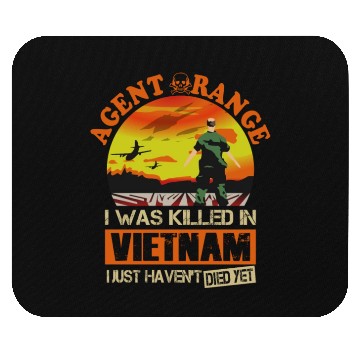 Discover Agent Orange I Was Killed In Vietnam Mouse Pads