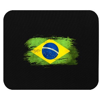 Discover Brazil Vintage Flag / Gift National Flag Mouse Pads