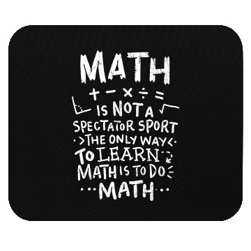 Discover Math Teacher Mouse Pads