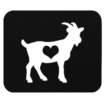 Discover Goat Goats Farmer Heart Love Mouse Pads