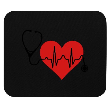 Discover Stethoscope Heartbeat Heart Mouse Pads