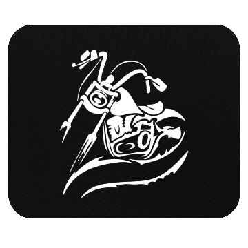 Discover Motorcycle Chopper Cruiser Biker Mechanic Gift Mouse Pads