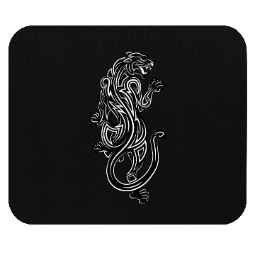 Discover Classic Black Tribal Panther  Mouse Pads