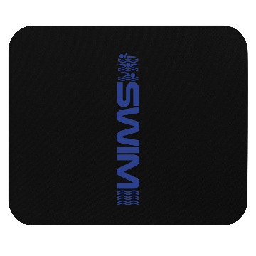 Discover Swim Waves free back fly Mouse Pads