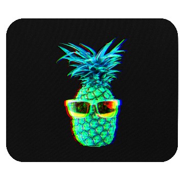 Discover EDM Pineapple EDM Trippy Neon Rave Mouse Pads