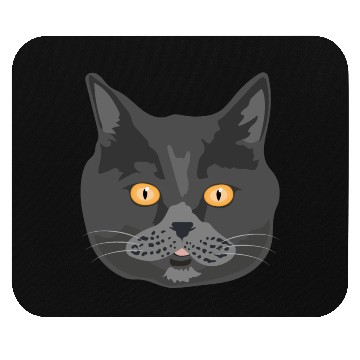 Discover Cat British Shorthair Cat Face - Gift Idea Mouse Pads