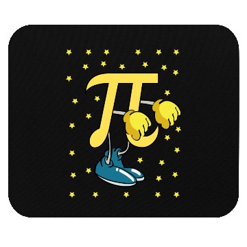 Discover Pi Flossing Funny Pi Day Mouse Pads