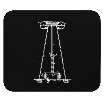 Discover Nikola Tesla Patent design Mouse Pads