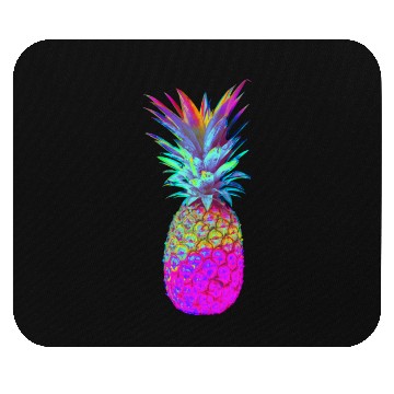 Discover Retrowave Neon Pineapple Vaporwave Hawaiian Gift Mouse Pads