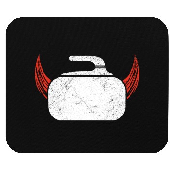 Discover Curling Devil Ice Sports Sweeper Ice Rink Gift Mouse Pads