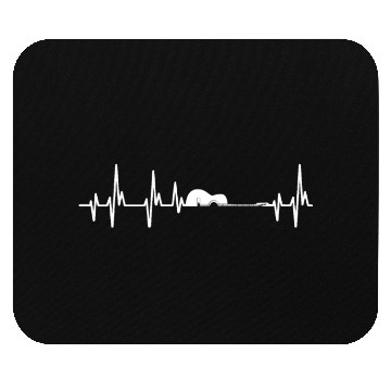 Discover Guitar Heartbeat Mouse Pads For Guitar Lover