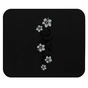 Discover Hibiscus Flowers Sommer Tendril Aloha Mouse Pads