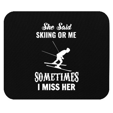 Discover Skiing Mouse Pads