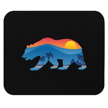 Discover California Bear Mouse Pads