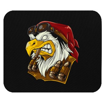 Discover Crazy Eagle Mouse Pads