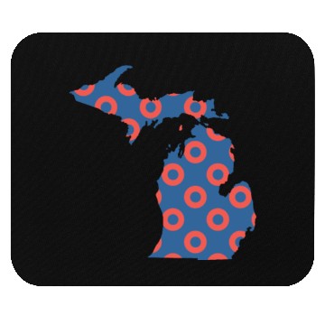Discover Phish Fishman Donut Michigan Phanart Mouse Pads