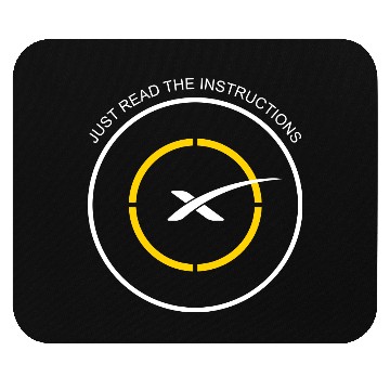 Discover Read The Instructions SpaceX Droneship Elon Musk Mouse Pads