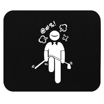 Discover Angry Golfer Mouse Pads