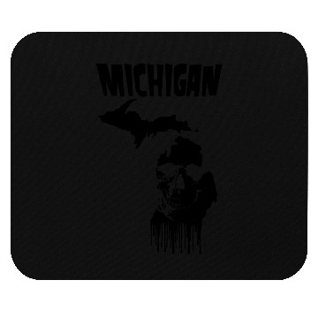 Discover Michigan Punk Rock Skull Mouse Pads