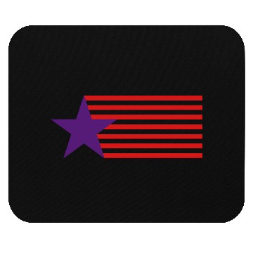 Discover Star and stripes USA flag Mouse Pads