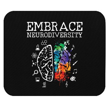 Discover Embrace Neurodiversity - ASD ADHD Autism Awareness Mouse Pads
